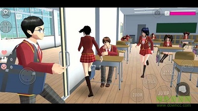 樱花校园模拟器(跑酷版)截图3