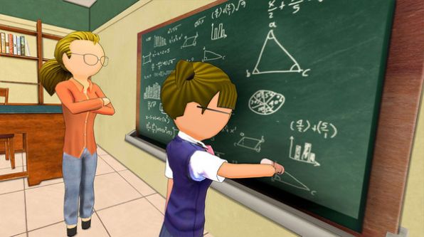 校园女孩火柴人游戏截图3
