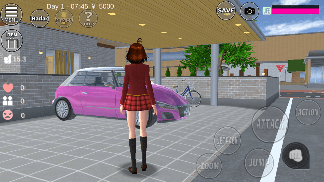 樱花校园模拟器英文版(SAKURA SCHOOLSIMULATOR)