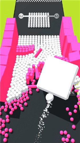 彩色躲避球球3D 手机版截图3