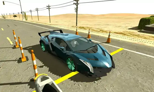 手动挡停车场4k特斯拉版本