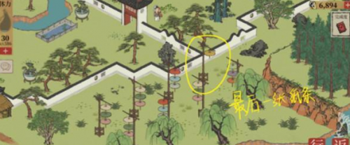 江南百景图小青蛇五张纸条位置详情一览