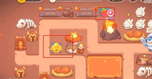 保卫萝卜4饿龙传说47关攻略 图文攻略教程