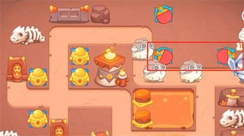 保卫萝卜4饿龙传说47关攻略 图文攻略教程