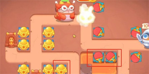 保卫萝卜4饿龙传说47关攻略 图文攻略教程