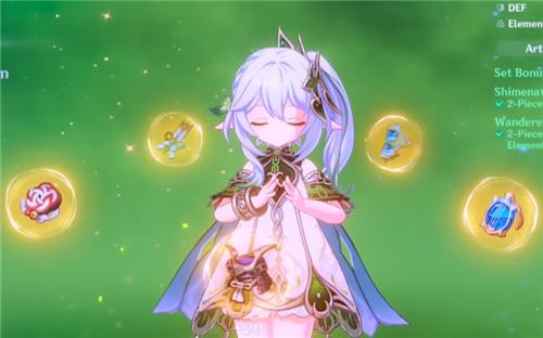 原神纳西妲圣遗物搭配推荐