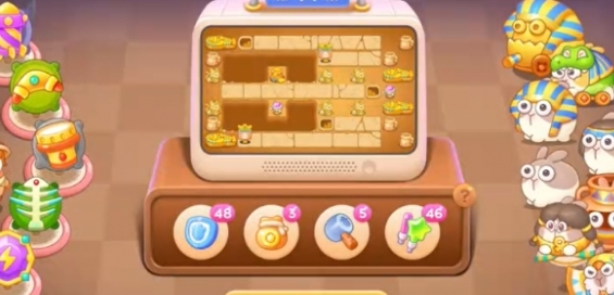 《保卫萝卜4》法老归来第14关通关攻略