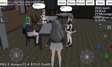 校园女生模拟器MOD版(SCHOOLGIRLS SIMULATOR)截图2