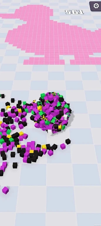 粘性像素3D游戏截图1