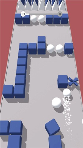 彩色躲避球球3D 手机版截图2