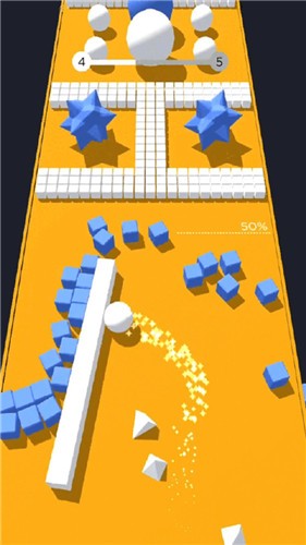 彩色躲避球球3D 手机版截图1