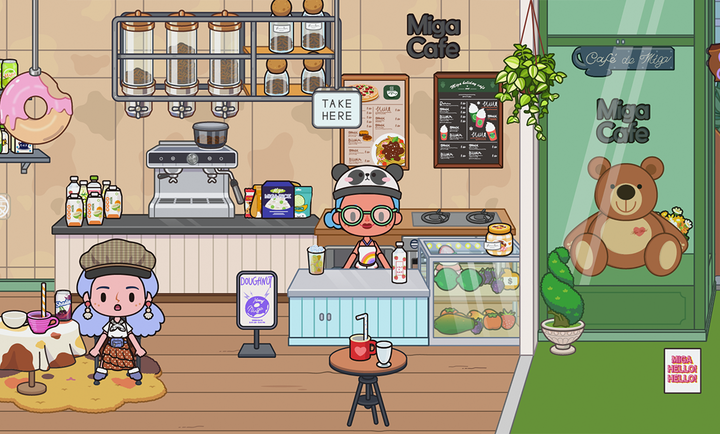 米加小镇世界自建房和圣诞家具