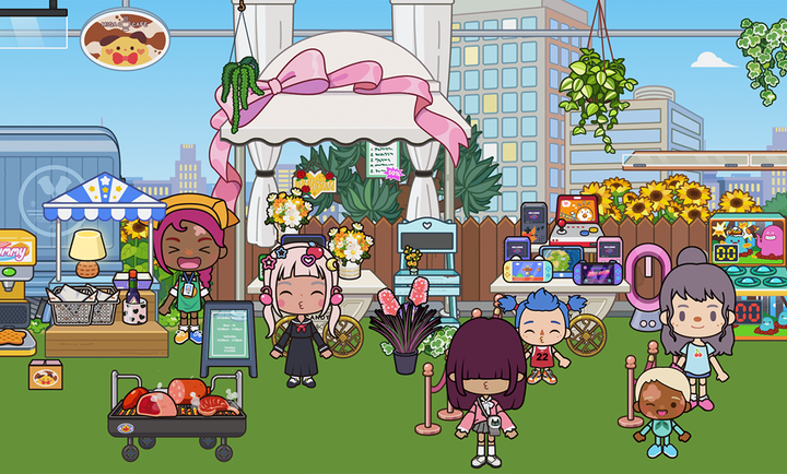 米加小镇世界自建房和圣诞家具