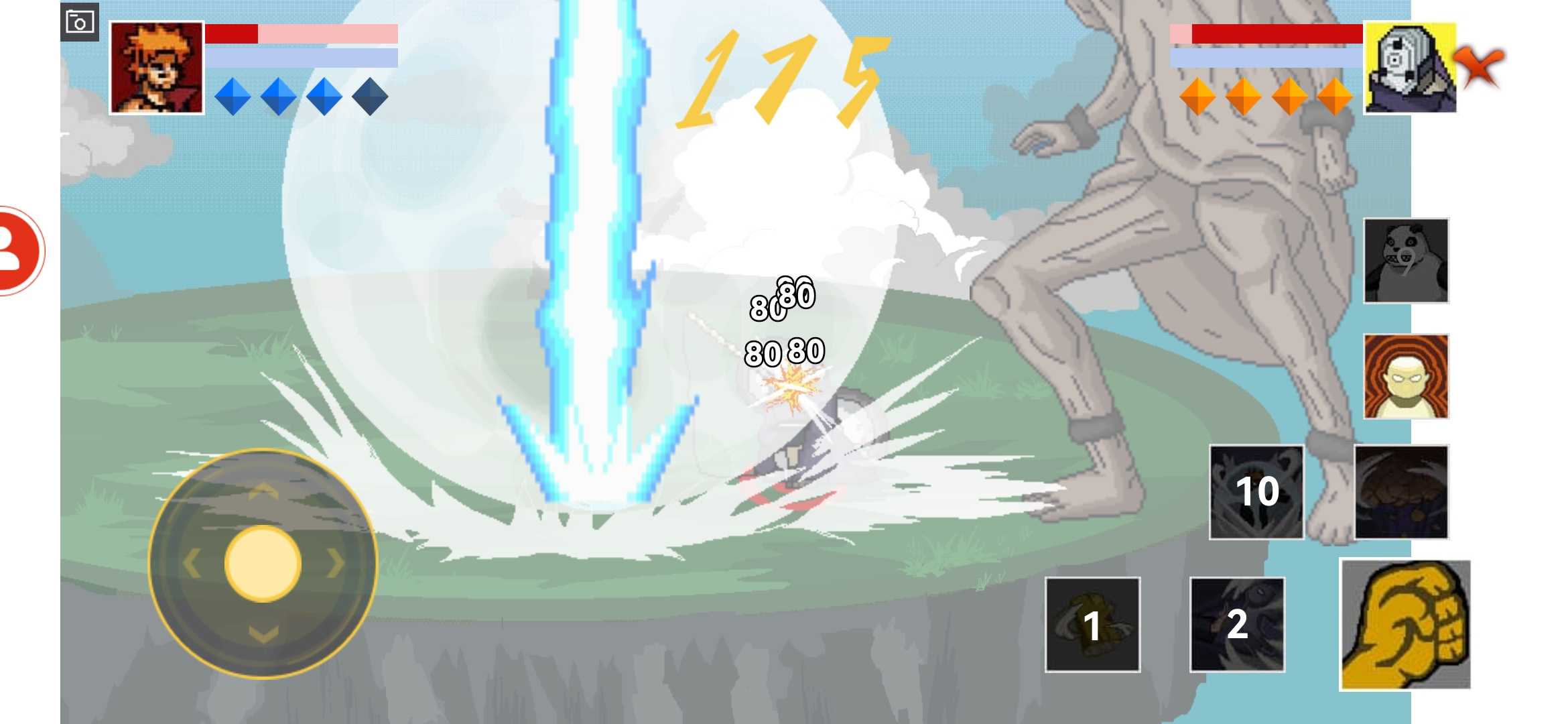 像素火影骨架佐助截图1