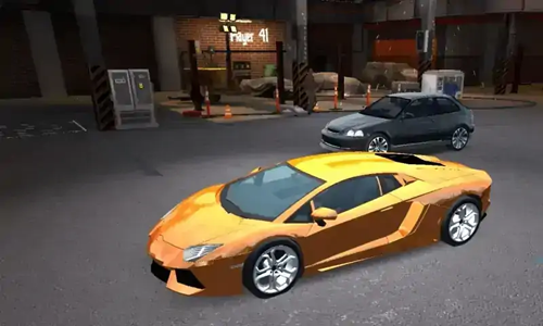 手动挡停车场4k特斯拉版本