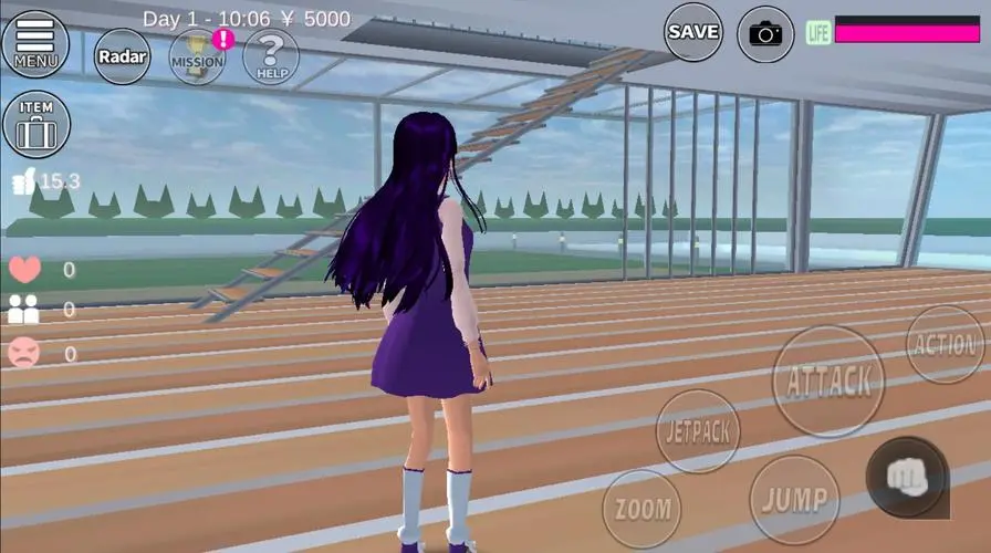 樱花校园模拟器1.039.91英文版