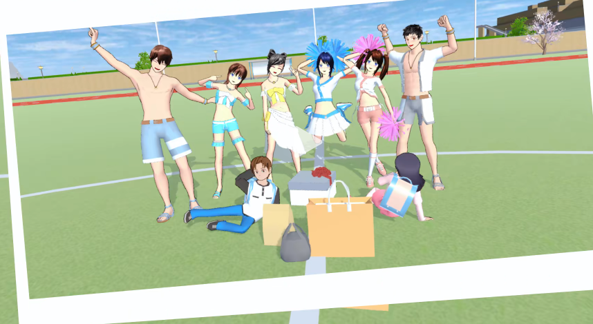 樱花校园泳衣套装