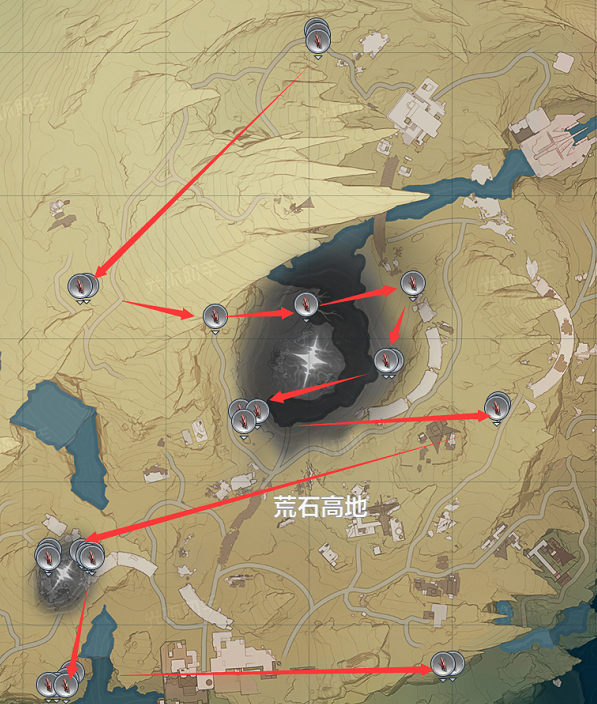 鸣潮红针晶簇怎么采集 《鸣潮》红针晶簇采集路线图一览