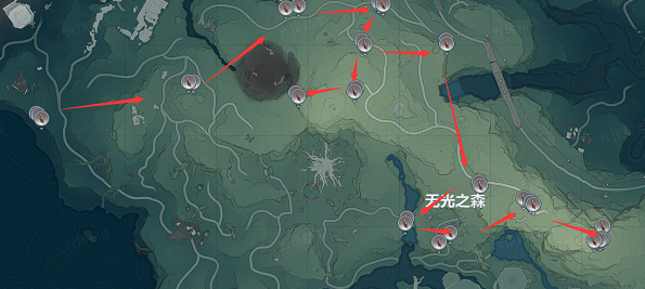 鸣潮红针晶簇怎么采集 《鸣潮》红针晶簇采集路线图一览