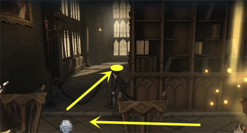 《哈利波特:魔法觉醒》进入图书馆也需要口令吗我得好好想想拼图位置