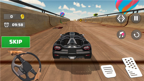 汽车特技疯狂坡道