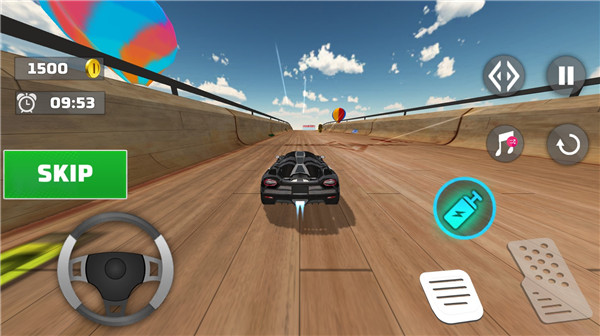 汽车特技疯狂坡道