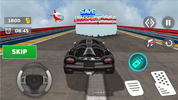 汽车特技疯狂坡道