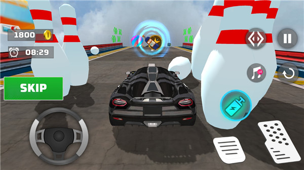 汽车特技疯狂坡道