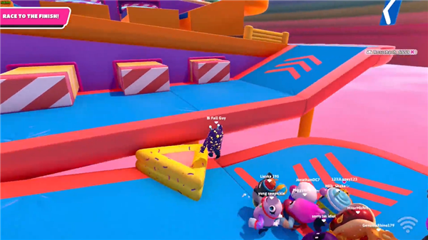 糖豆人终极淘汰赛竞速图水涨爬高攻略