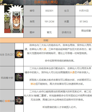 像素火影仙人自来也版