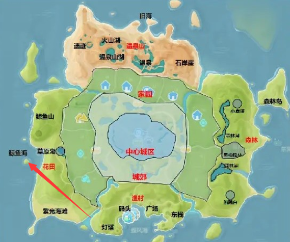 《心动小镇》红脸鸬鹚位置一览