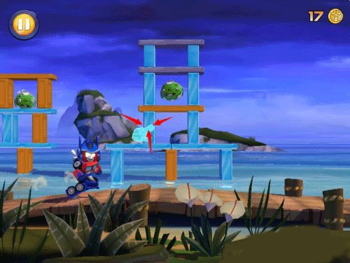 愤怒的小鸟变形金刚手机版