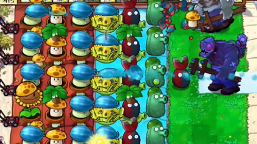 植物大战僵尸杂交版冒险44关攻略