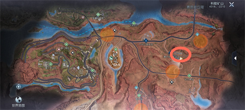 黎明觉醒生机所有等级材料快速采集分布图