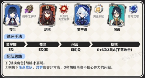 原神4.8夜兰怎么配队