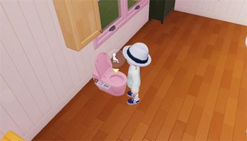 心动小镇粉色卫浴获取位置