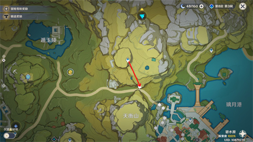 原神琉璃百合快速采集路线攻略