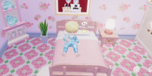 心动小镇双人床面对面的方法