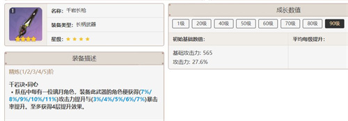 原神胡桃用什么四星武器 胡桃四星武器排名