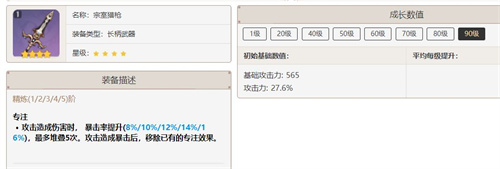 原神胡桃用什么四星武器 胡桃四星武器排名