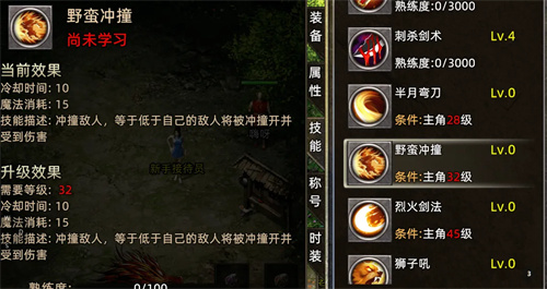 火龙传奇战士加点加什么技能