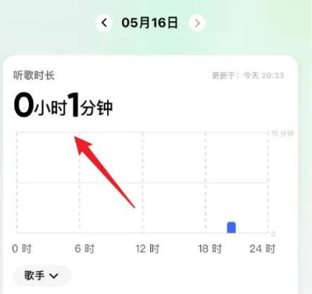 qq音乐听歌时长在哪里