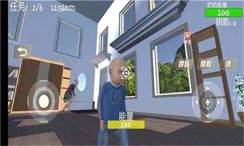 疯狂老奶奶跑酷手机版截图1