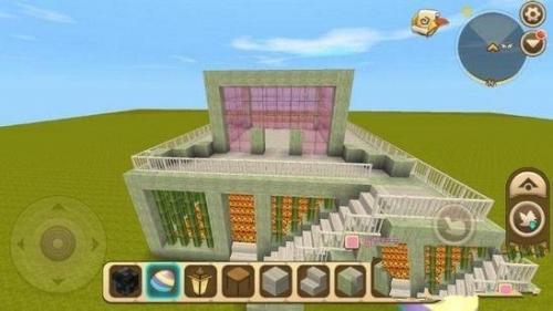 迷你世界紫色别墅怎么建造
