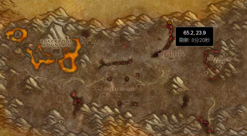 魔兽世界山脉之血刷取地点