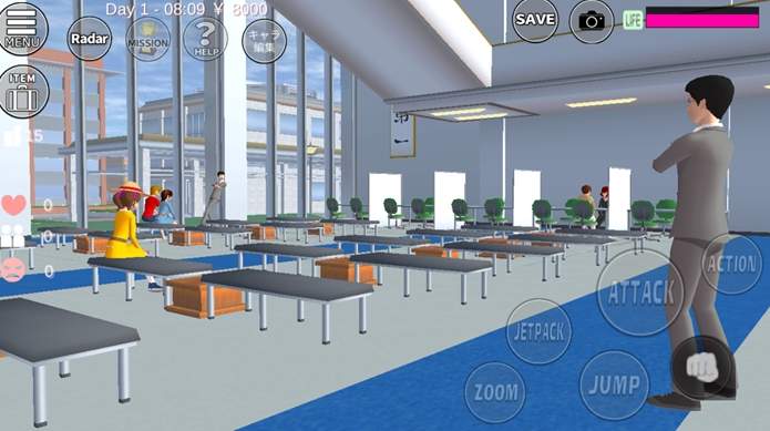 校园女生模拟器MOD截图3