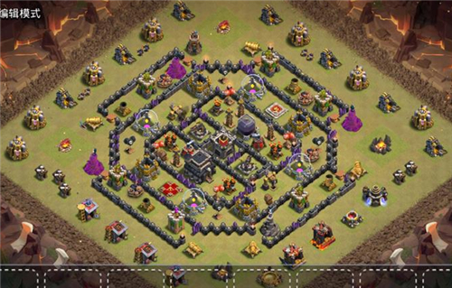 部落冲突9本最强布阵 2023九本最强阵型图