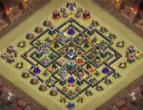 部落冲突9本最强布阵 2023九本最强阵型图