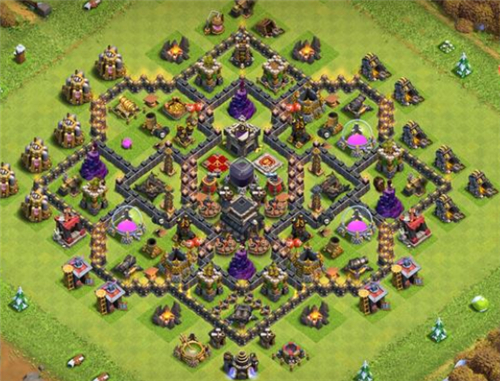 部落冲突9本最强布阵 2023九本最强阵型图