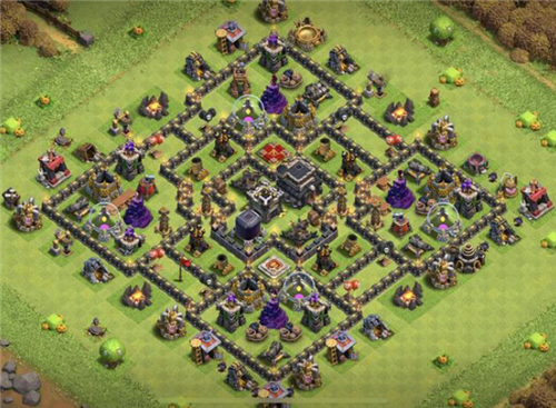 部落冲突9本最强布阵 2023九本最强阵型图